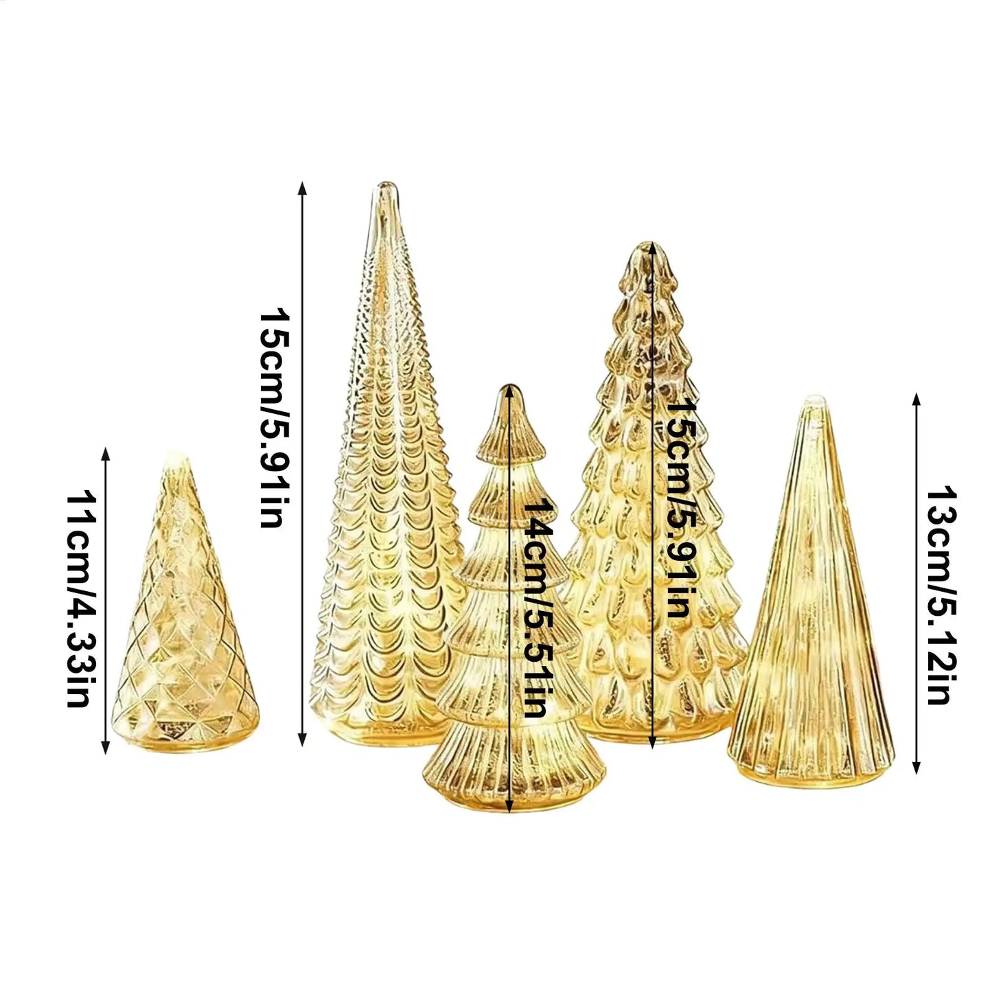 LED Glow Christmas Trees
