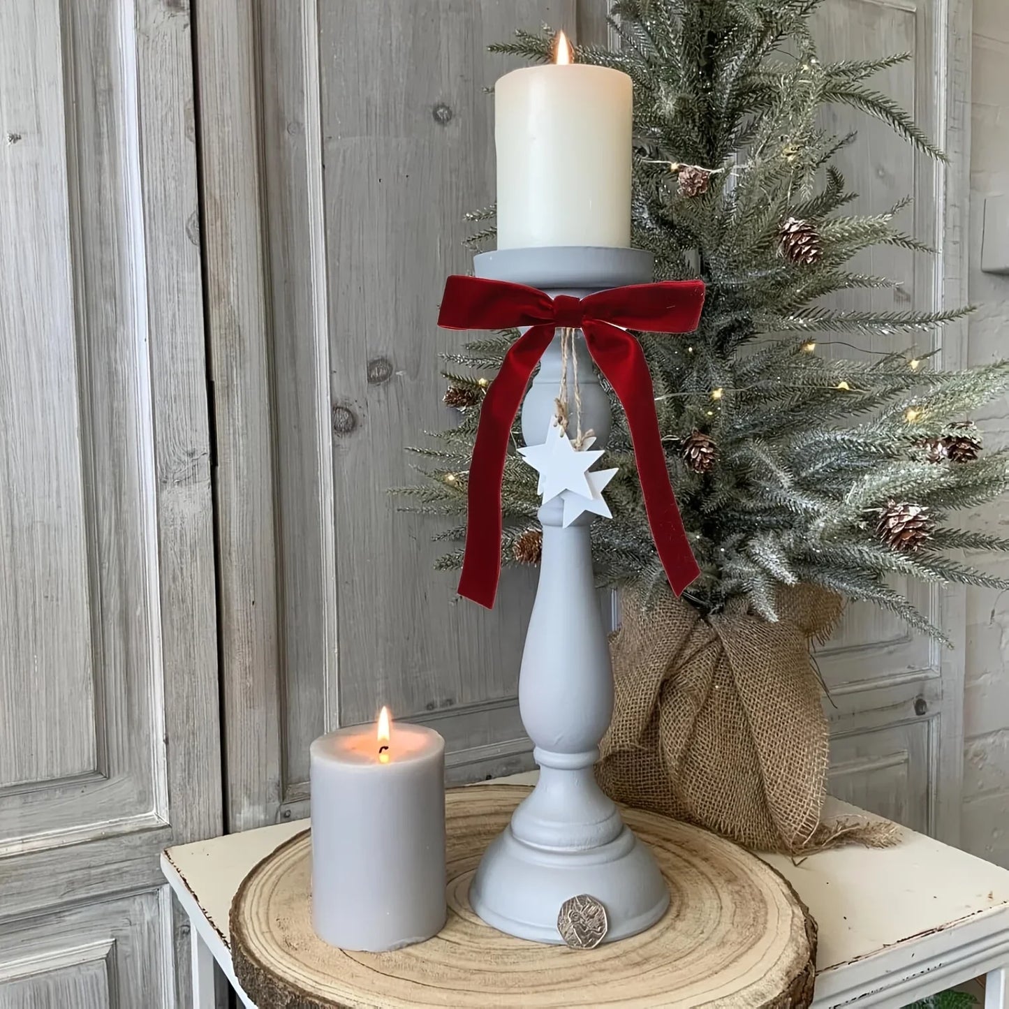 Burgundy Velvet Bows